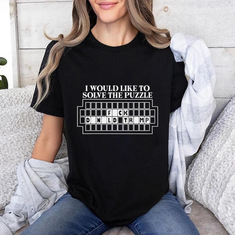 Anti Trump TShirt, Subtle Anti-Trump Top, Biden Harris Tee, Liberal Democrat T-Shirt, Stop Trump, Elections Shirt