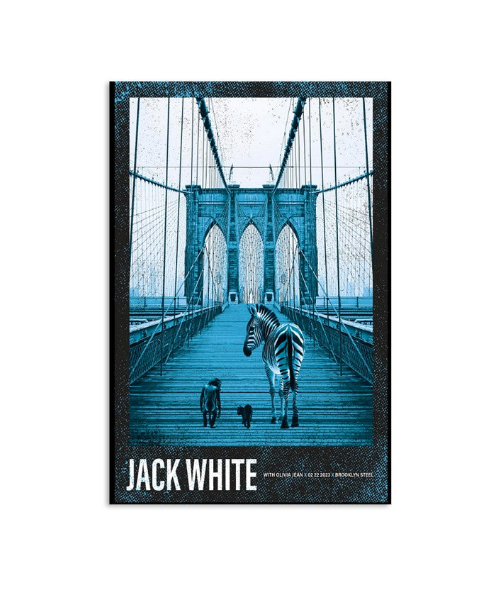 Jack White With Olivia Jean Feb 22 2023 Brooklyn Steel, Brooklyn, NY Poster