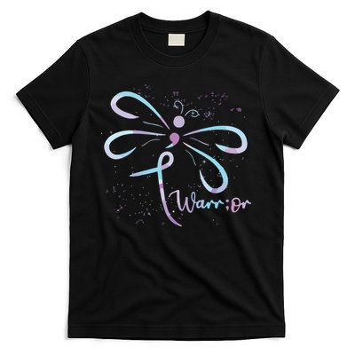 Dragonfly Warrior Semicolon Suicide Prevention Awareness T-Shirt