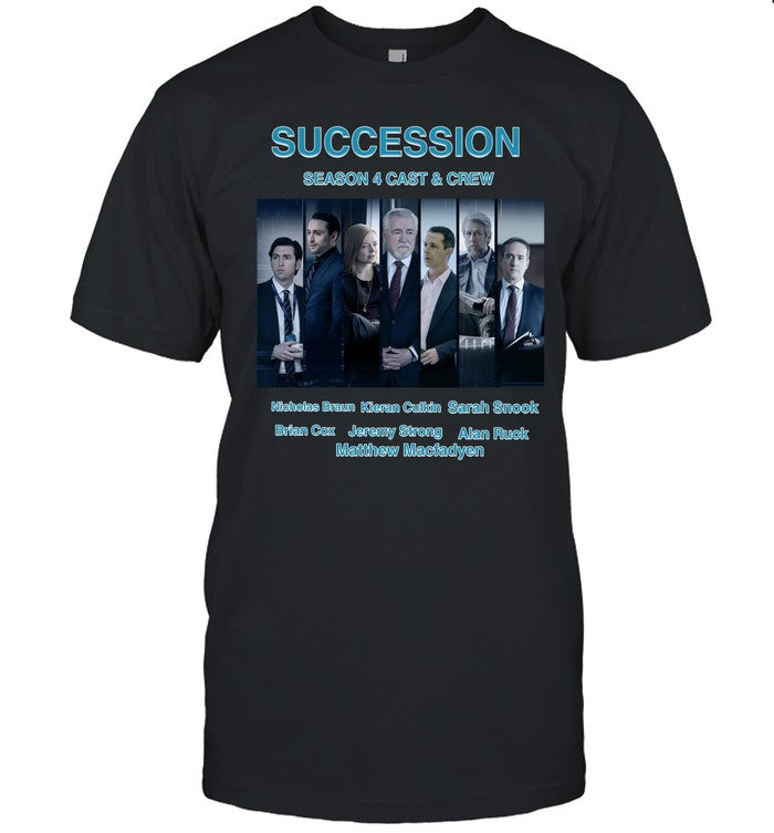 Succession Season 4 Cast & Crew Nicholas Braun Kieran Culkin Sarah Snook Hoodie
