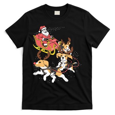 Funny Beagle Christmas Tee For Cute Dog Lovers T-Shirt