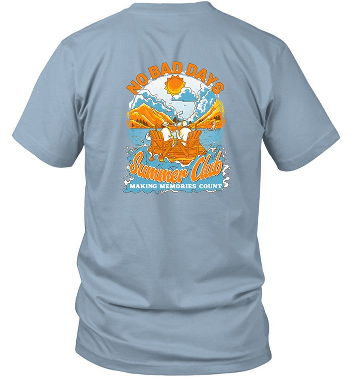 The Hockey Guys No Bad Days Summer Club Making Memories Count Shirt