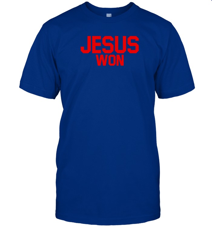 Jesus Won Red Tee Shirt