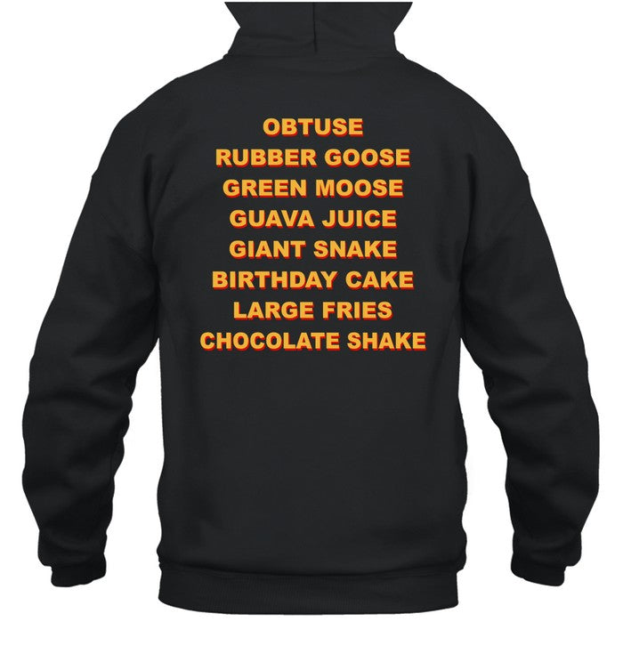 Obtuse Rubber Goose Green Moose Hoodie