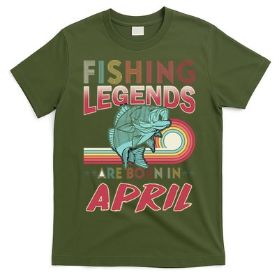 Fishing Legends Are Born In April T-Shirt