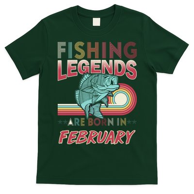 Fishing Legends Are Born In February T-Shirt