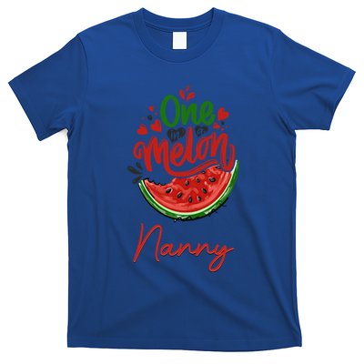 Funny One In A Melon Nanny Matching Group Gift T-Shirt
