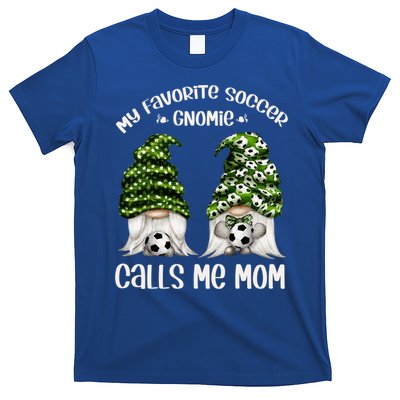 Funny Soccer Gnome My Favorite Soccer Gnomie Calls Me Mom Cute Gift T-Shirt