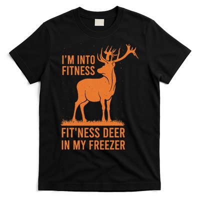 Funny Vintage Hunter Im Into Fitness Deer Hunting Season T-Shirt