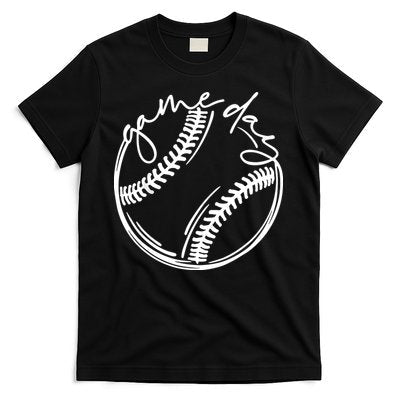 Game Day Baseball Baseball Life, Softball Life For Mom T-Shirt