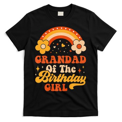 Grandad Of The Birthday Groovy Matching Family T-Shirt
