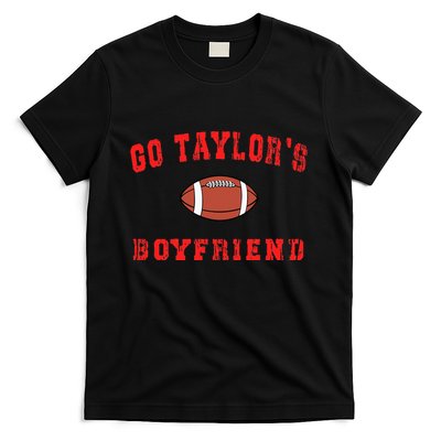 G.o T.ay.lor's Boyfriend Football L.overs T.aylor Name T-Shirt