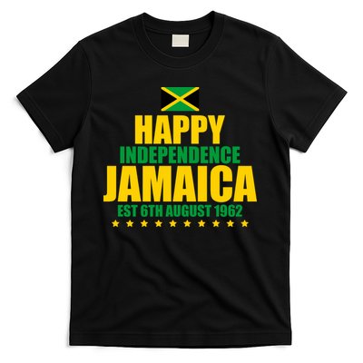 Happy Independence Day Jamaica Est 6th August 1962 T-Shirt