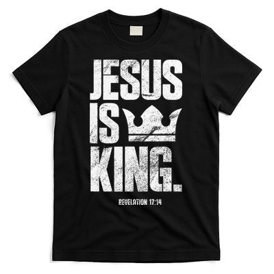 Jesus Is King Christian Bible Scripture Quote T-Shirt