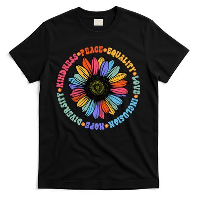 Kindness Peace Equality Love Hope Diversity Human Rights T-Shirt