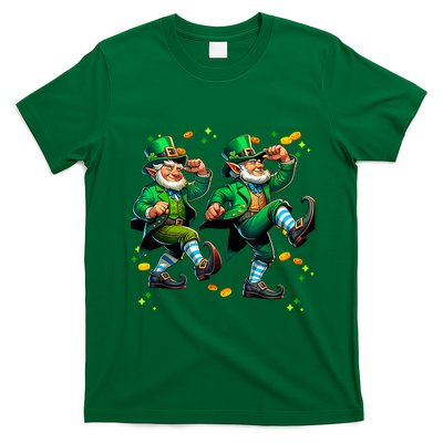 Leprechaun Gridd Dance St Patricks Day T-Shirt
