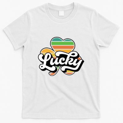 Lucky Sign Clover Leaf St Patricks Day T-Shirt