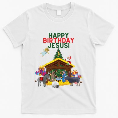 Merry Christmas Christian Happy Birthday Jesus Christ Xmas T-Shirt