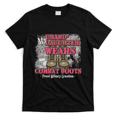 My Granddaughter Wears Combat Boots Proud Grandma Gifts T-Shirt