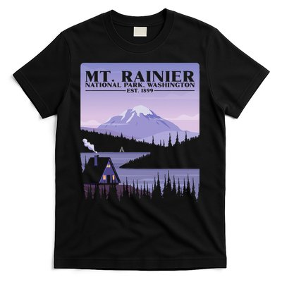 MT. Rainier National Park Hiking Vacation T-Shirt