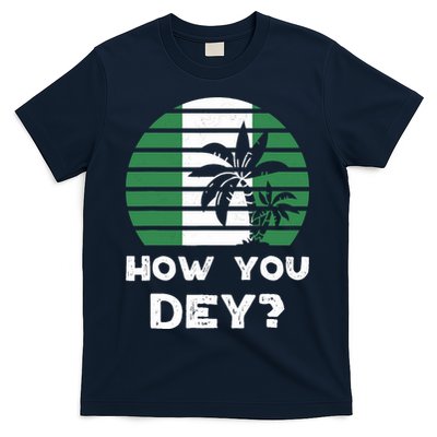 Nigeria Pidgin How You Dey Quote Nigerian Flag Nigeria T-Shirt