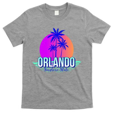 Orlando Retro Palm Trees Sunshine State T-Shirt