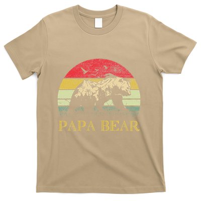 Papa Bear Best Dad Fathers Day Father Pop T-Shirt