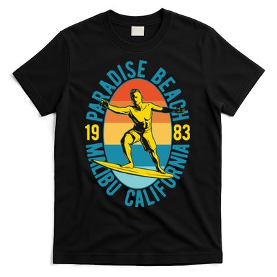 Paradise Beach Malibu California T-Shirt