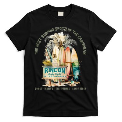 Rincon PR Surfing Capital Of The Caribbean Surfers Wipeout T-Shirt