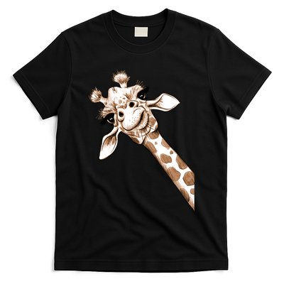 Sketch Giraffe Art T-Shirt