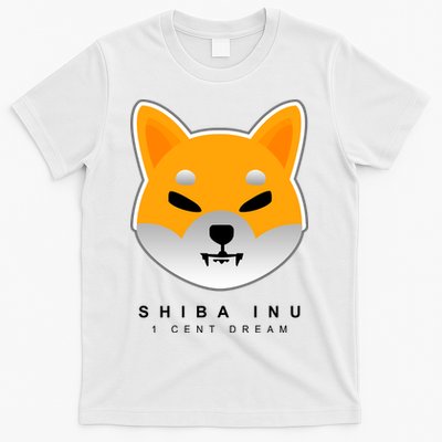 Shiba Inu 1 Cent Dream Crypto Trading T-Shirt