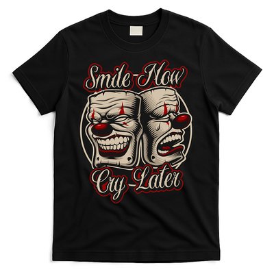 Smile Now Cry Later Drama Masks T-Shirt