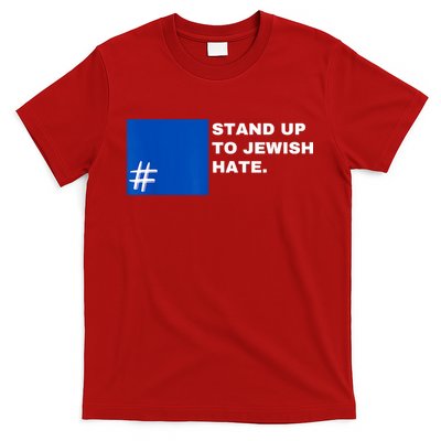 Stand Up To Jewish Hate Blue Square Support Israel T-Shirt