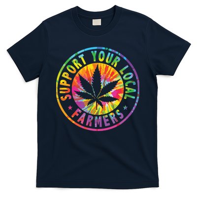 Support Your Local Weed Farmers Cannabis Marijuana Grower T-Shirt
