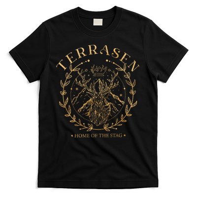 Terrasen Home Of The Stag Throne of Glass Book Lover T-Shirt