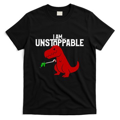 Trex I Am Unstoppable Dinosaur Funny T-Shirt
