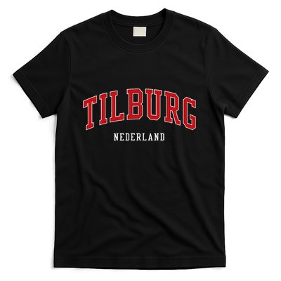 Tilburg Netherlands College University Style T-Shirt
