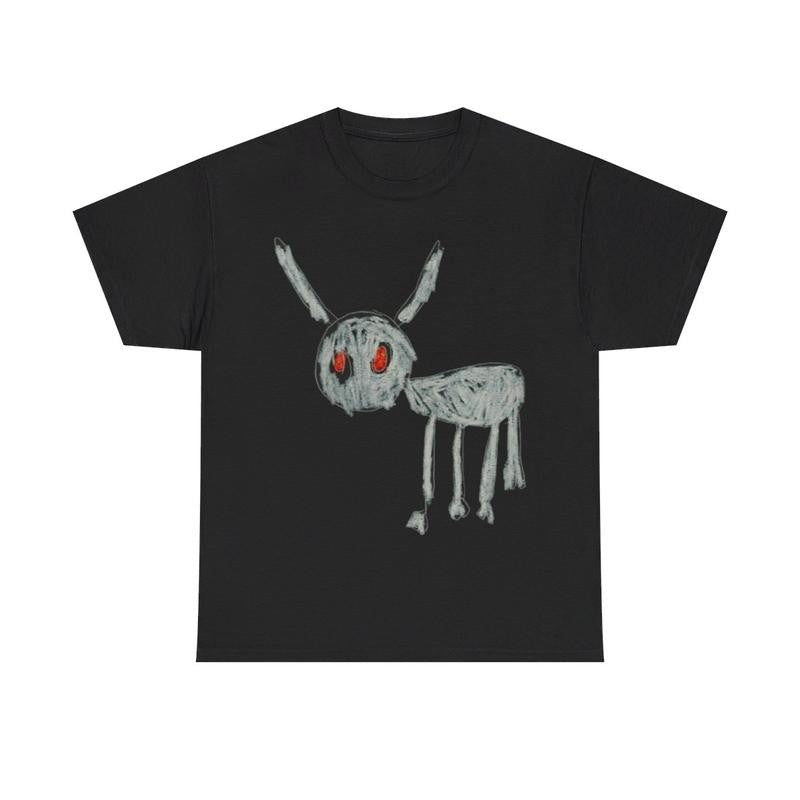 For All The Dogs Drake - Heavy Blendâ„¢ Graphic T-Shirt Casual Classic Cotton Menswear Retro Top Vintage Comfy Day Tshirt