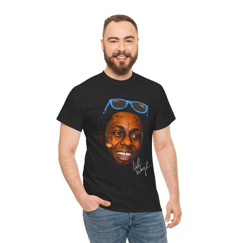 Hiphop T-Shirt Rap Tee Vintage Style Concert Merch Graphic Face Tee Rare Hip Hop Casual Classic Cotton Menswear Top Retro Comfy