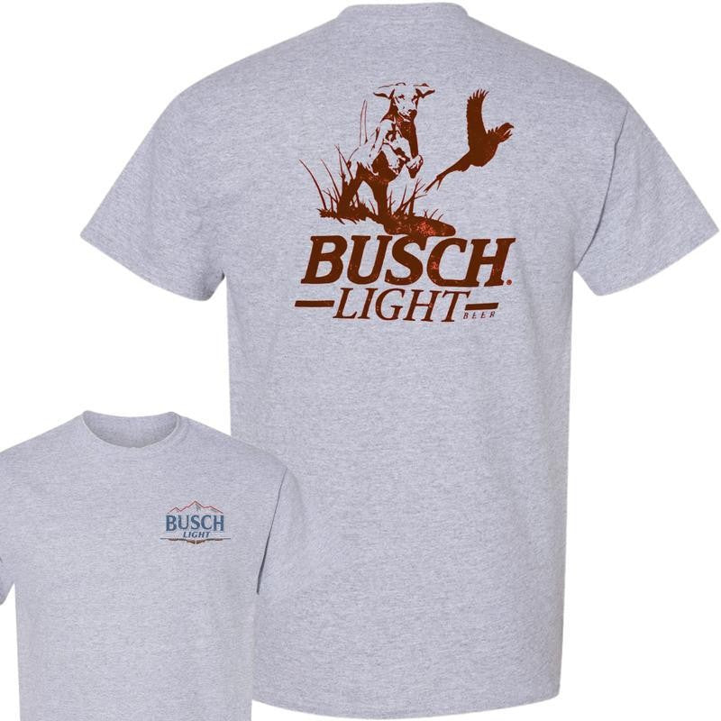 Busch Light -Beer- Busch Light Hunting Dog Tshirt , Casual Graphic Round Neck T-shirt for Summer, Fashion Top for Daily Wear, T shirt For Men And Women