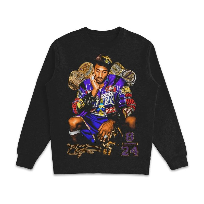 Kobe Bryant Icy Exclusive Graphic Crewneck Sweatshirt Streetwear