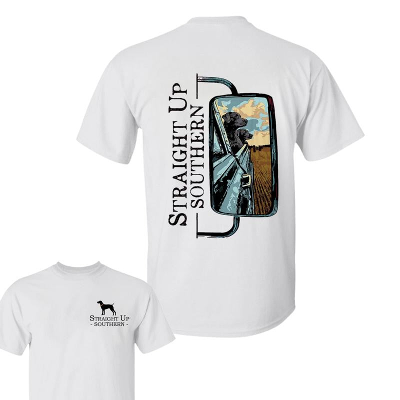 Mirror Dogs T-shirt- Summer Outfits, Regular Fit Short Sleeve Crew Neck T-Shirt for Men, Casual Comfy Knitting Top for Summer