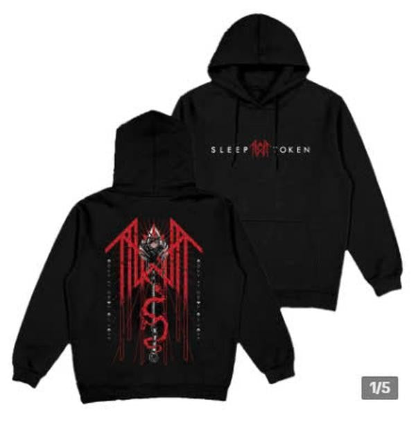 Sleep Token Reaper Angle Hoodie, 2 Side Graphic Unisex T-Shirt for Man for women Menswear Alternative Hoodie Tops