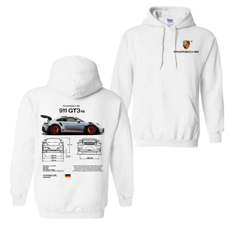 Porsche 911 GT3 RS Aesthetic Hoodie, Hoodies For Man And Women