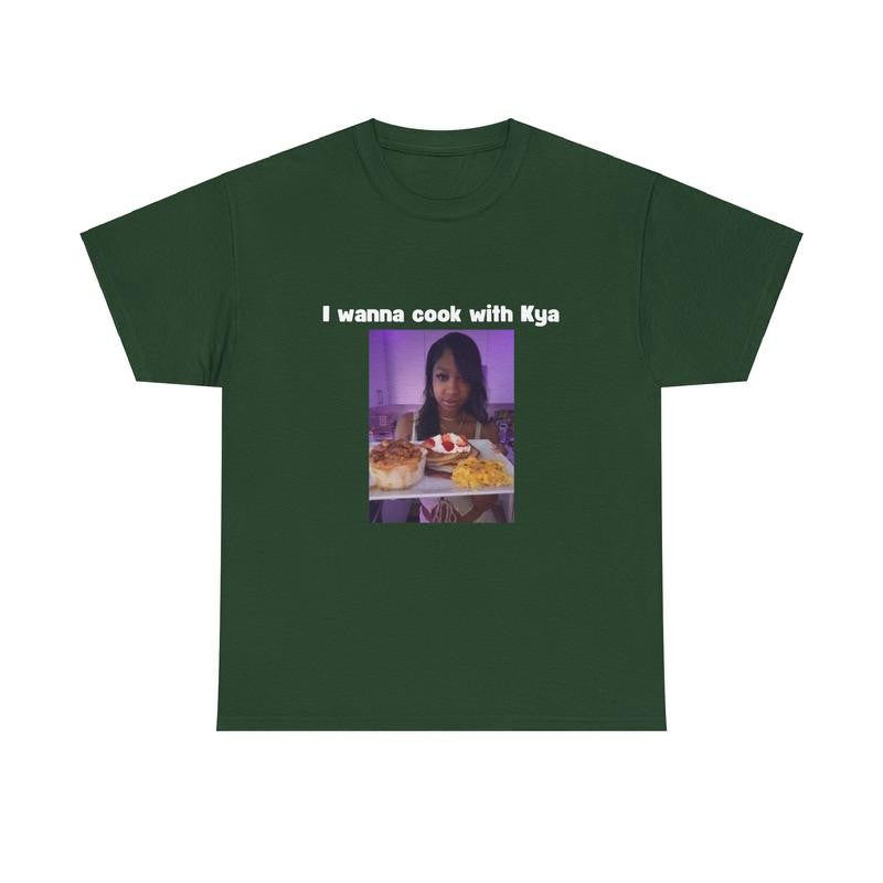 Cooking With Kya T-shirt - Funny Shirt, Meme Shirt, Trendy shirt, Cotton Classic Menswear Tee Casual Fabric Top Graphic