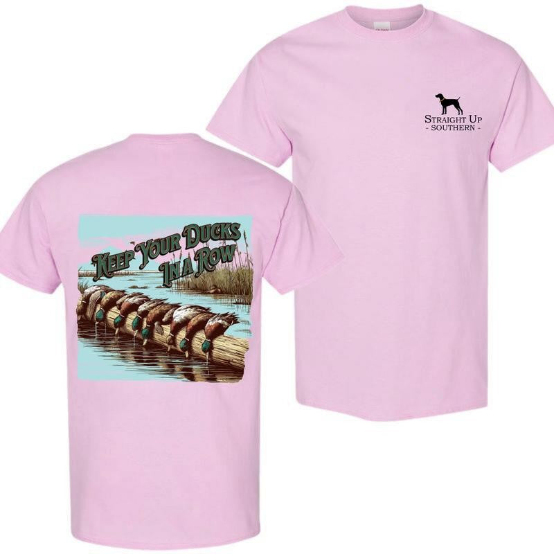 Duck hunting T-Shirt - Summer Outfits, Regular Fit Short Sleeve Crew Neck T-Shirt for Men, Casual Comfy Knitting Top for Summer