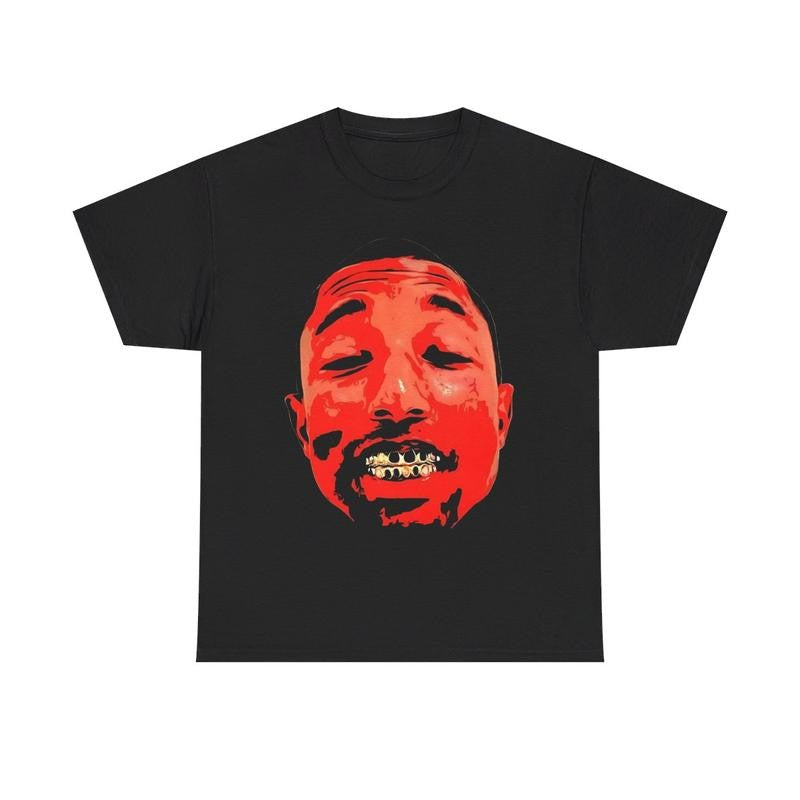 Pharrell Inspired Retro Vintage Grill Rap Y2k 90s Hip-Hop Vibes Heavy Cotton Graphic T-Shirt Tshirt Shirt HipHop RNB Tee Menswear Classic Top Streetwear Casual Comfy Day Oversized