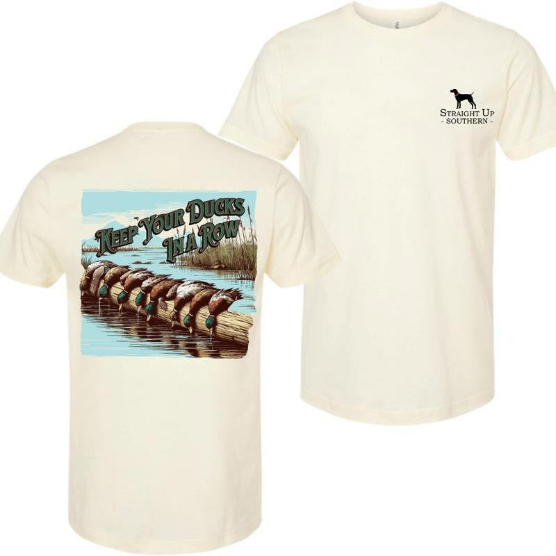 Duck hunting T-Shirt - Summer Outfits, Regular Fit Short Sleeve Crew Neck T-Shirt for Men, Casual Comfy Knitting Top for Summer