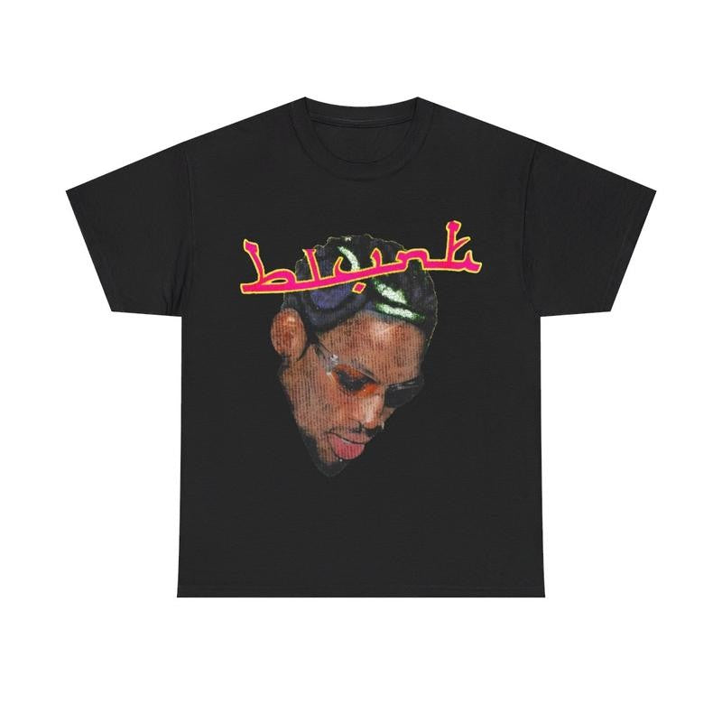 Vintage Basketball Y2K T-Shirt Hiphop Graphic Tee Emo Retro Streetwear Tshirt The Worm Casual Cotton Fashion Menswear Top