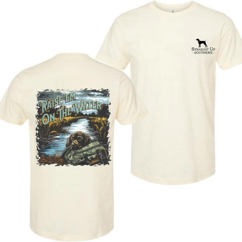 Boykin Spaniel Hunting Dog t-shirt- Hunting T-Shirt - Summer Outfits, Regular Fit Short Sleeve Crew Neck T-Shirt for Men, Casual Comfy Knitting Top for Summer